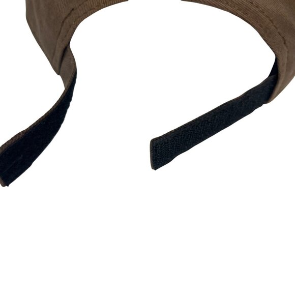 NFL Cleveland Browns Hat Embroidered Logo Brown Strapback Fanwear New - Picture 6 of 12